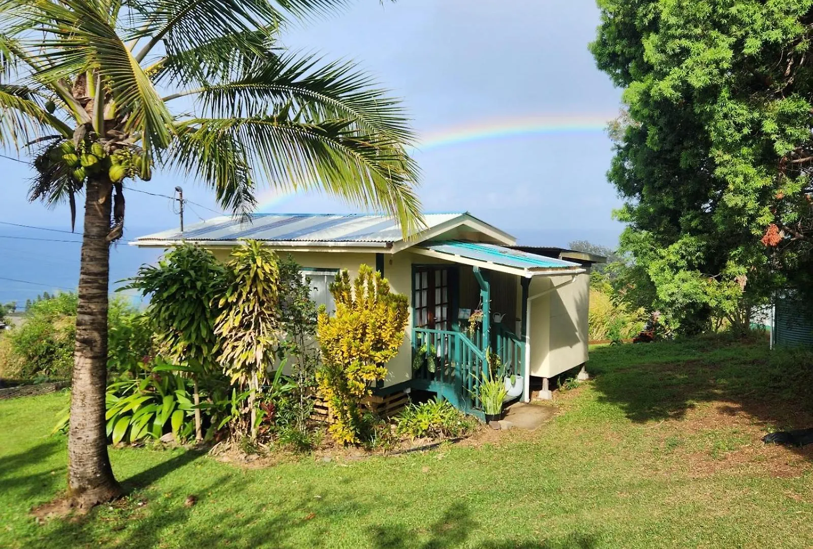 Sunrise Farm Cottage I - 180 Degree Oceanviews Stargazing Whale Watching On Hamakua Coast Hawaii Papaaloa